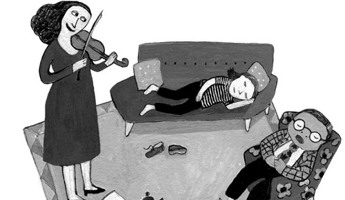 De la tía Josefina y los curiosos habitantes de su casa, y de cómo Pepi Gal descubrió para qué sirve un violín